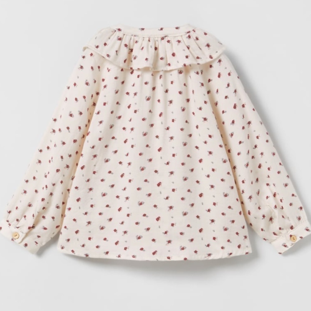 Zara Printed Blouse - Picture 4 of 9
